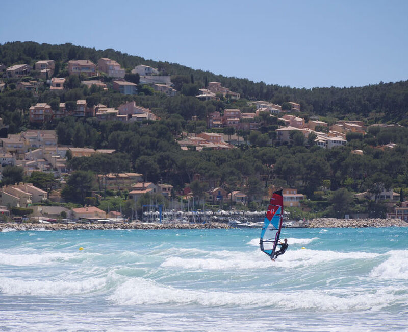 Spot de planche à voile des Lecques