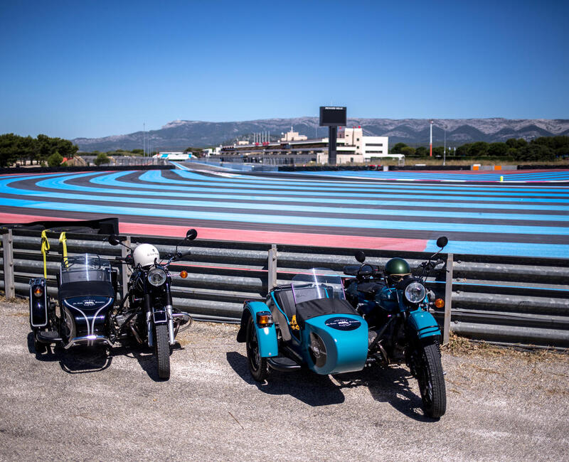 Visite en side car - Circuit Paul Ricard