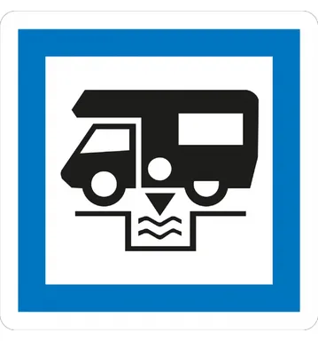 © Aire de Camping Car - Image d'illustration