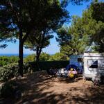 © Emplacement caravane vue mer - Camping Clos Ste Thérèse