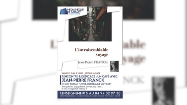 Rencontre & dédicace : Un café avec Jean-Pierre Franck et son roman 'L'invraisemblable voyage"