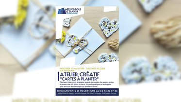 Atelier créatif "Cartes à planter"