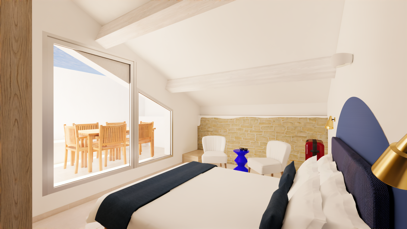 © Suite Santorin - Chambre parental