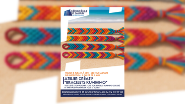Atelier créatif "Bracelets Kumihimo"