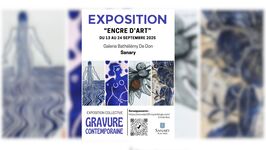 Exposition "Encre d'art", exposition collective "Gravure contemporaine"_Sanary-sur-Mer