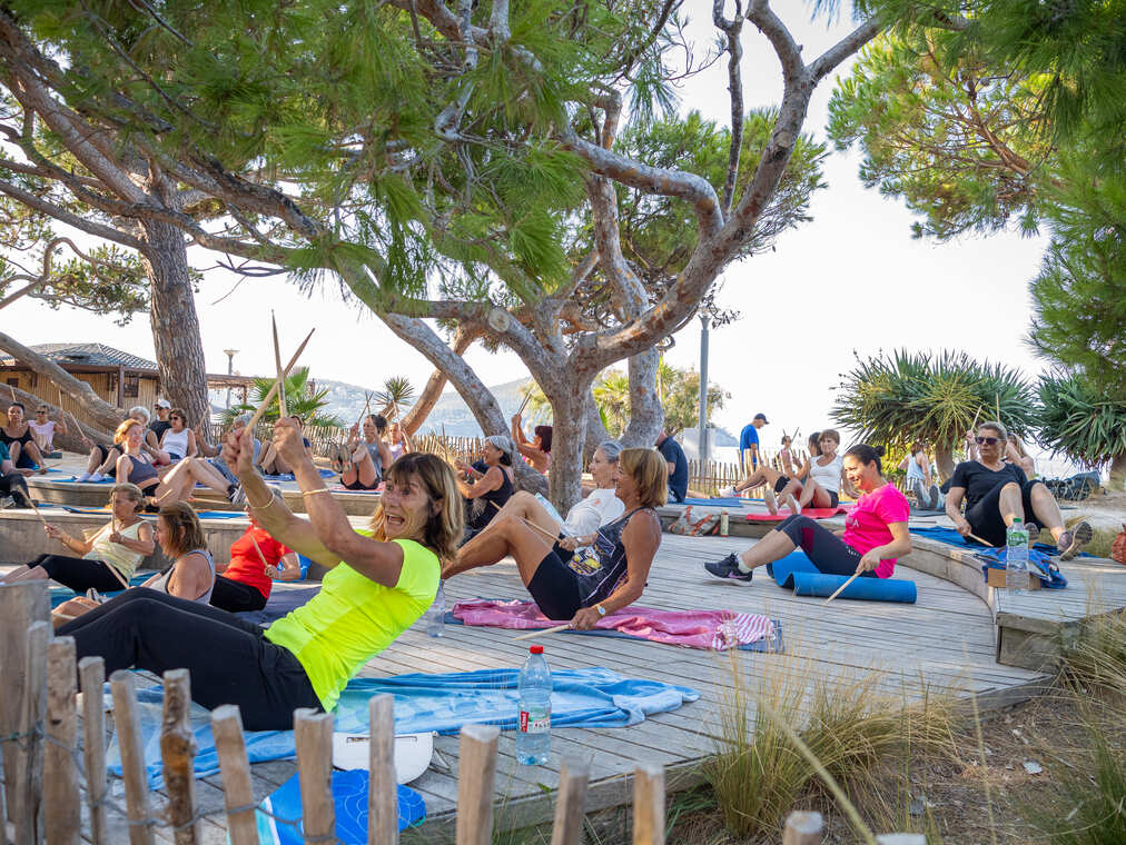© Fitness baton_Saint-Cyr-sur-Mer - ©Office de tourisme de Saint-Cyr-sur-Mer /  Inès da Fonseca