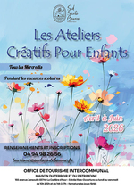 Animations enfants d'Avril à Juin 2026_La Cadière-d'Azur