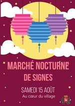 © Marché nocturne_Signes - MAIRIE DE SIGNES