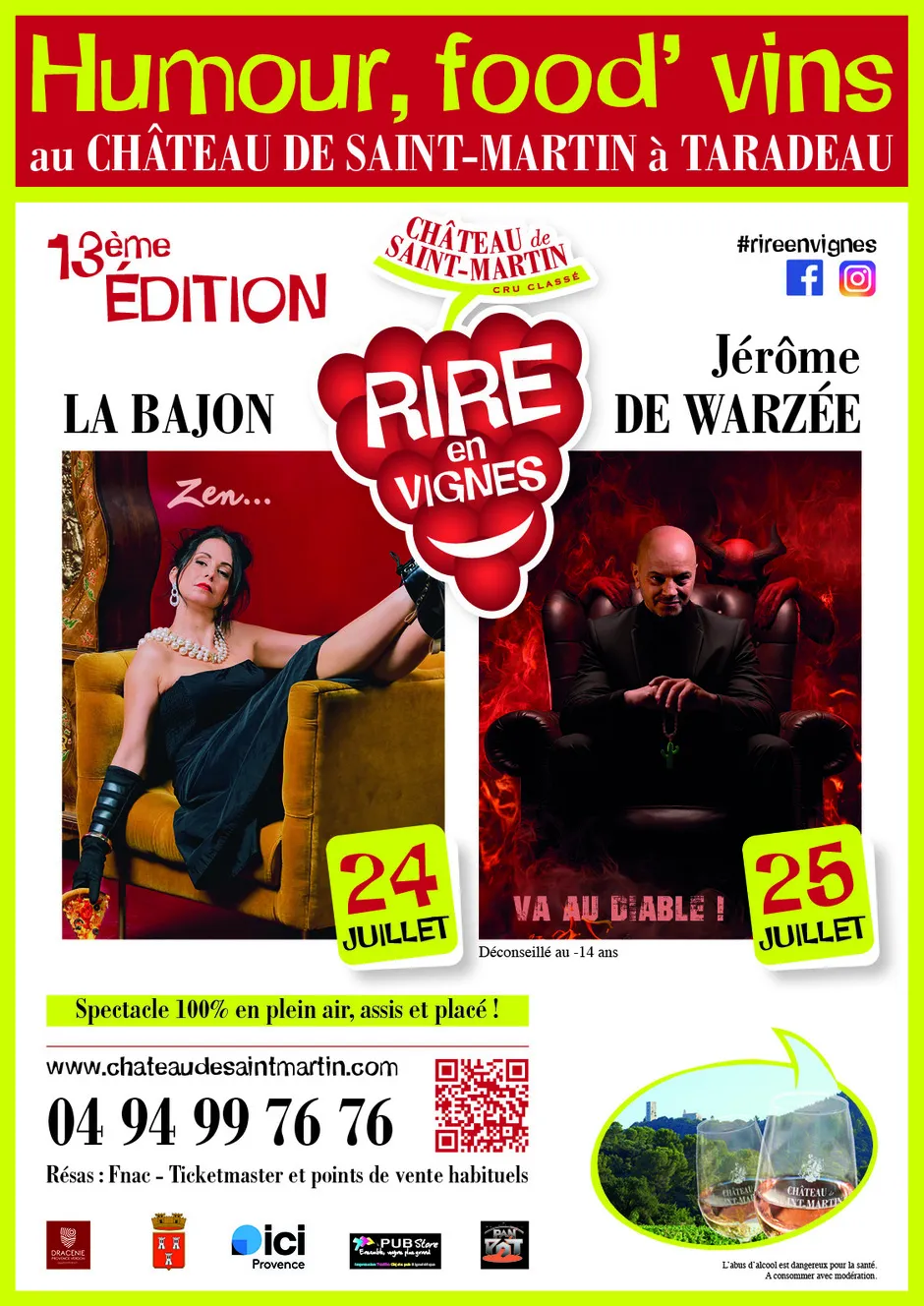 Chateau de Saint Martin - Rire en Vignes - Jérôme de Warzée_Taradeau