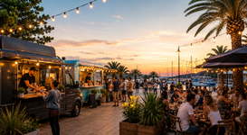 © The Gourmet Village at the New Port des Lecques_Saint-Cyr-sur-Mer - Le Village gourmand du Nouveau port des Lecques_Saint-Cyr-sur-Mer