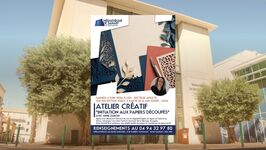 © Creative Workshop: “Introduction to Paper Cutting”_Sanary-sur-Mer - Médiathèque Jacques Duhamel