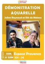 © Démonstration aquarelle - Centre d'art Sébastien