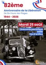 © 82 ème anniversaire de la Libération de Six Fours_Six-Fours-les-Plages - DR / Mairie de Six-Fours