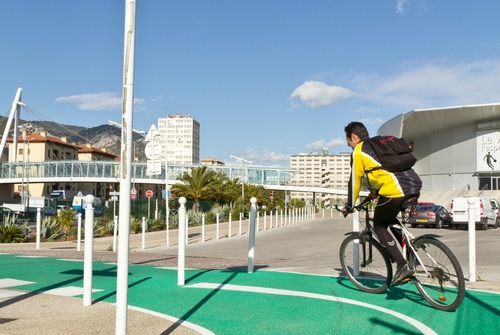 Parcours cyclable du littoral - V65 : Toulon > La Garde