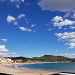 © Vue plage depuis le balcon - Anquetil