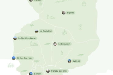 Carte Provence Sud Sainte Baume