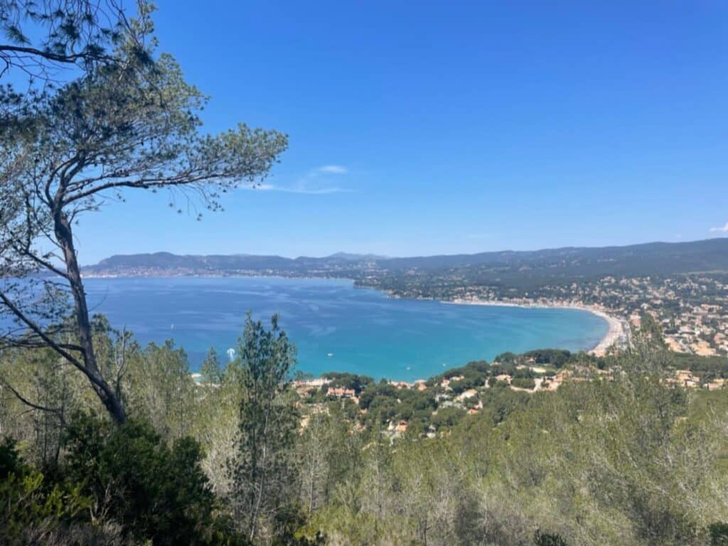 Plage des Lecques colline de sable Saint Cyr