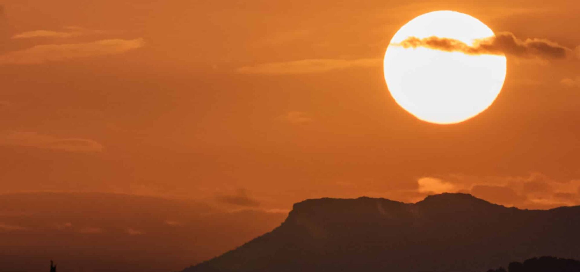 Coucher de soleil massif Sainte-Baume