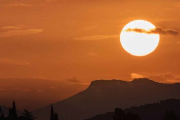 Coucher de soleil massif Sainte-Baume