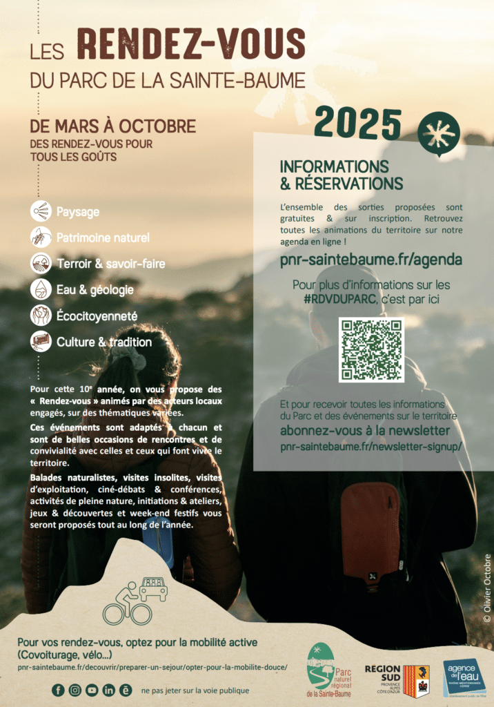 RDV du PNR Sainte-Baume 2025