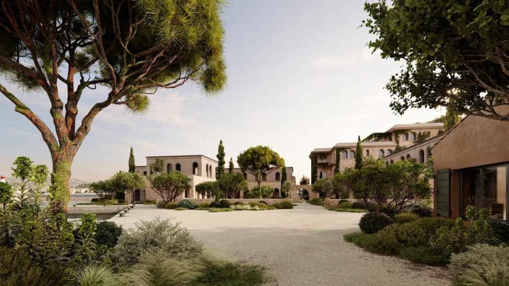 Île de Bendor - Zannier Hotels - © Hardel Le Bihan Architectes